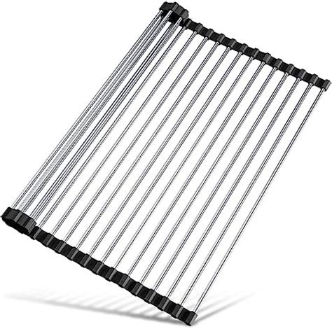 G Ting Dish Drying Rack 17 6 X 16 Over Sink Roll Up