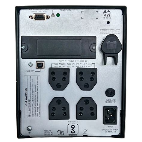 SUA1500I-IND - APC Smart-UPS 1500VA USB & Serial 230V, India Specific ...