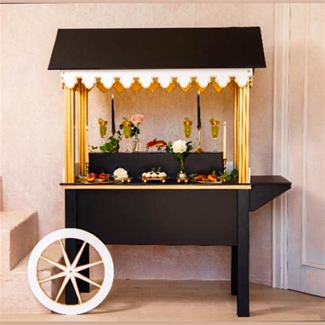 Candy Cart Modern Wooden Dessert Candy Bar Cart With Wheels Buy Candy