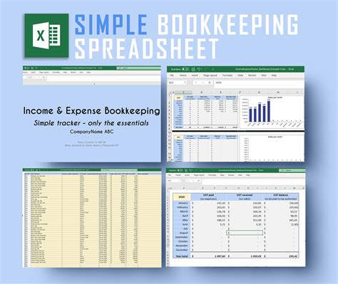 Bookkeeping For A Small Business Template – PARAHYENA