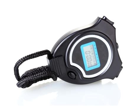 Premium Photo | Electronic sport timer isolated on white