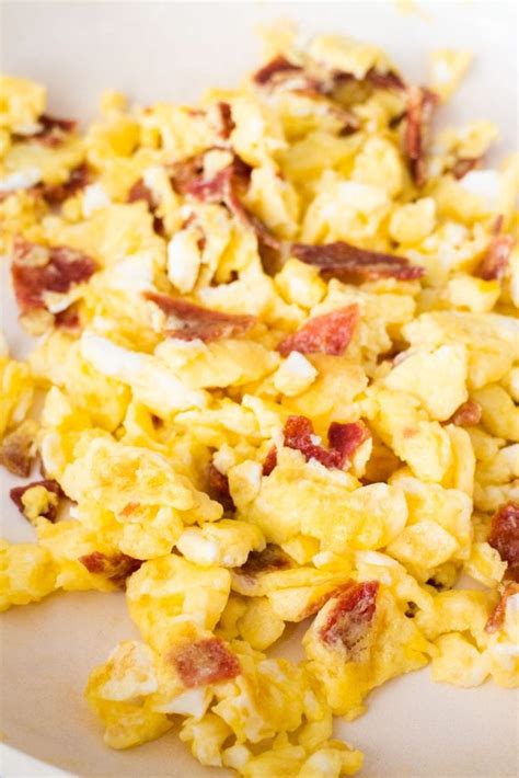 Scrambled Eggs With Bacon Brooklyn Farm Girl