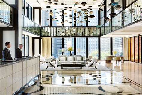 Gallery Of Mediating Mies Dirk Lohans Langham Hotel Lobby At The Ibm