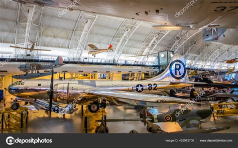 Superfortress Enola Gay Sits Display Steven Udvar Hazy Center Chantilly Stock Editorial Photo