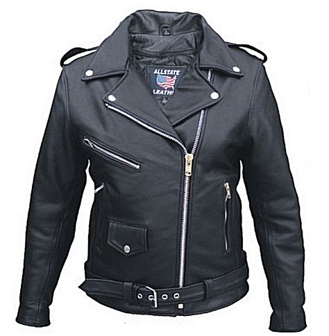 Womens Full Cut Naked Leather Motorcycle Jacket WLSJ Leather Supreme