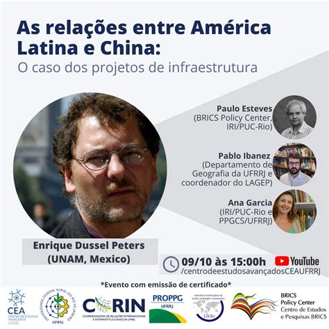 Evento As Rela Es Entre Am Rica Latina E China Grupo De Estudos E Pesquisa Em Sia Pac Fico