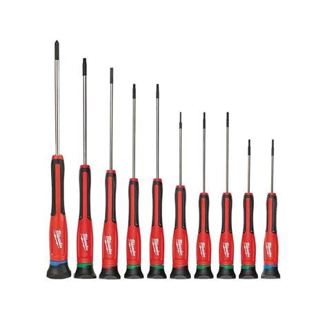 Milwaukee Tool Screwdriver Set 10 Pc Philips Slotted Torx MSC