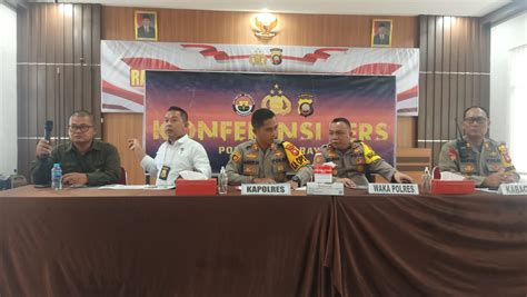 Kapolres Paparkan Data Kejahatan Di Kubu Raya Pada Tahun 2023 Berhasil