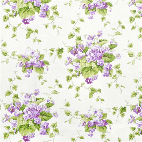 Waverly Sweet Violets Violet Fabric Traditional Fabric By Online