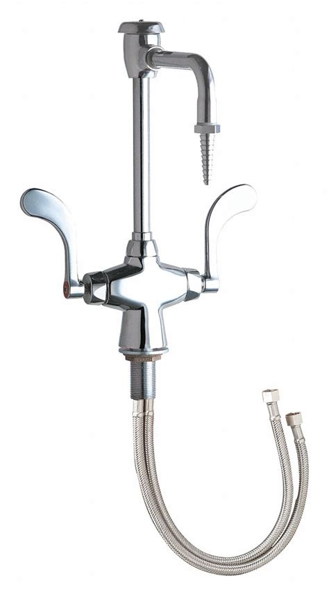 Chicago Faucets Gpm Flow Rate Hot And Cold Water Mixing Faucet Gg Xkcp Grainger