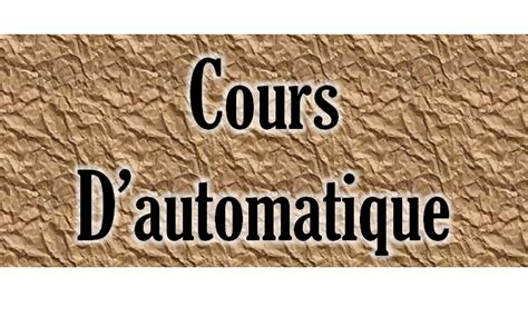 Chap 1 D Automatique Correcteur PDF SMP6 S6 2021