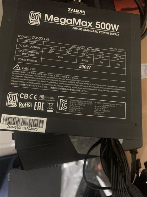 Zalman ZM500-TXII 500W Power Supply - Bilgisayar Aksesuarları - 1683257333