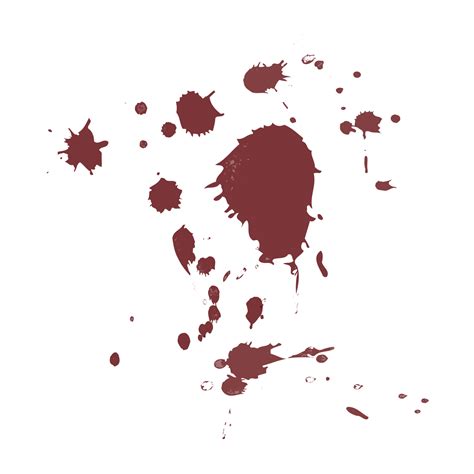 abstract red bloods splatter art vector illustration white background ...