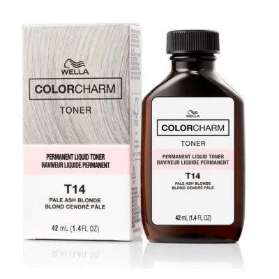 Wella T18 ColorCharm Lightest Ash Blonde Toner 100ml 20 Vol Developer