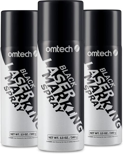 Amazon.com: OMTech Laser Marking Spray, Metal Laser Marking Fluid for