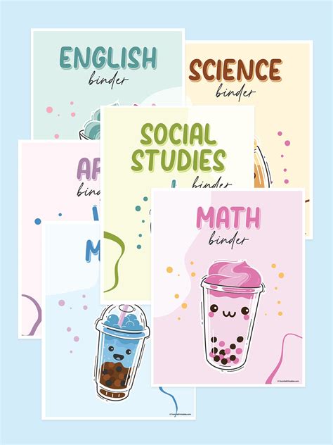 Free Printable English Binder Covers Download Free Printable English
