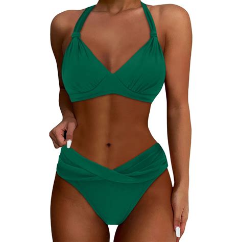 Bikini Set Push Up Teens Bathing Suit Women Two Piece Shorts Women Two Piece Bathing Suits Push