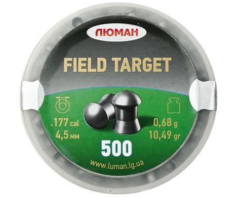 Люман Пули для пневматики 500 шт, серый - купить с доставкой по ...