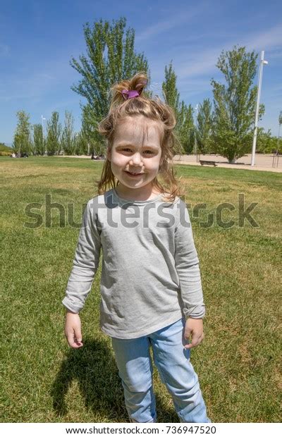 Funny Portrait Blonde Three Years Old Stock Photo 736947520 Shutterstock