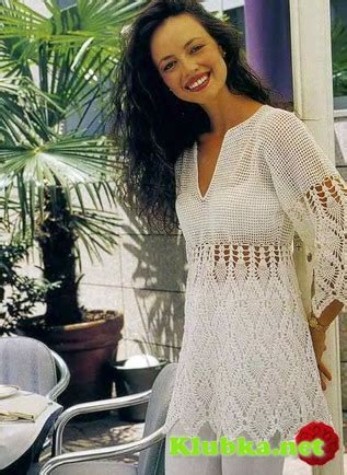 Ажурная туника. Узор \»ананас\» | Klubka.net