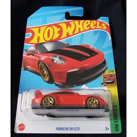 Jual Hot Wheels Porsche Gt Hw Exotics Red Hw Exotics Shopee Indonesia