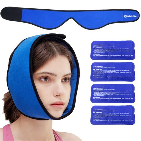 Buy Jaw Ice Pack For Chin Head Jaw Surgery Injuries Hot Cold Compress Packs For Jaw Chin Pain