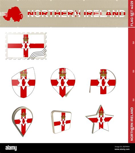 Flag Of The Northern Ireland Parliament Stock Vector Images Alamy