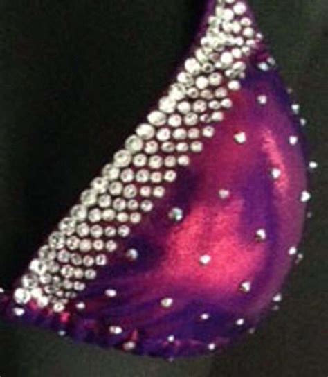 Purple Red Hologram Bikini Competition Suit Etsy