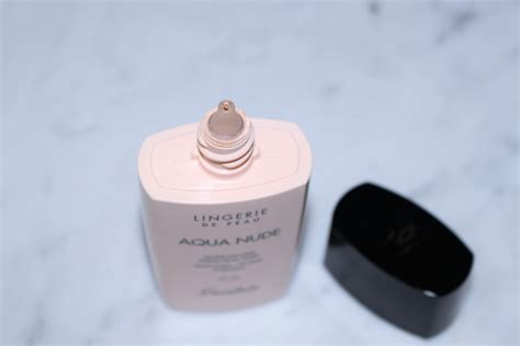 Guerlain Lingerie De Peau Aqua Nude Foundation Review Before After