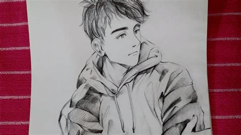 Realistic Boy Sketch