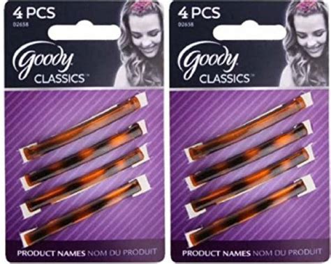 Goody Classics Stay Tight Barrette Mock Tort 2 4 Count Barrettes