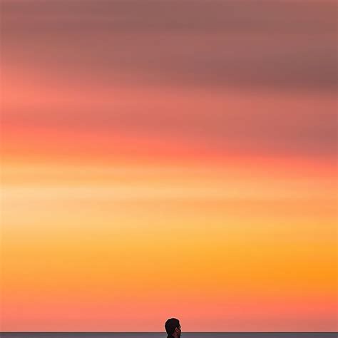 Surfing, Sunset, Reflections, Beach Full HD iPhone Phone Wallpaper