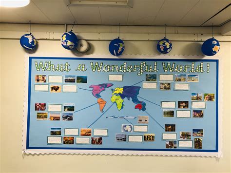 Geography Continents Display Ks1 Classroom Decor High School