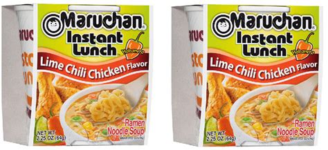 Maruchan Instant Lunch Hot Spicy Lime Chicken X