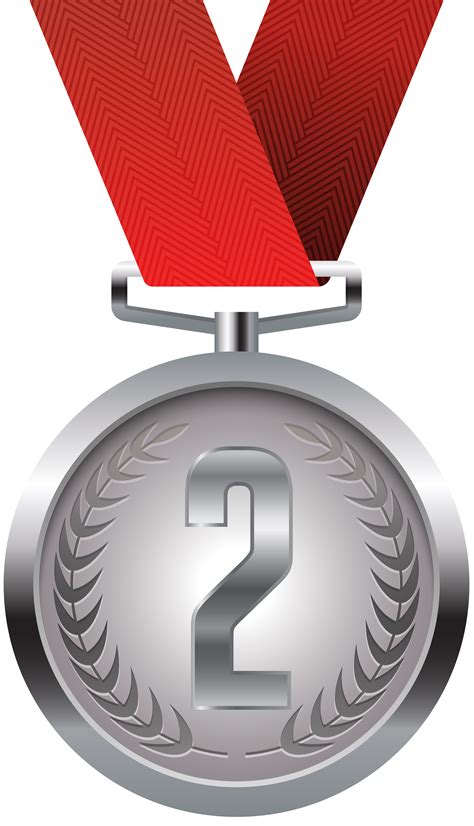 Medal Clipart Silver Medal Silver Transparent Free For Download On