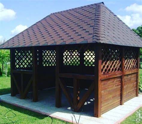 Деревянная беседка под заказ купить от 750 бел. руб/кв.м в Бресте от ...