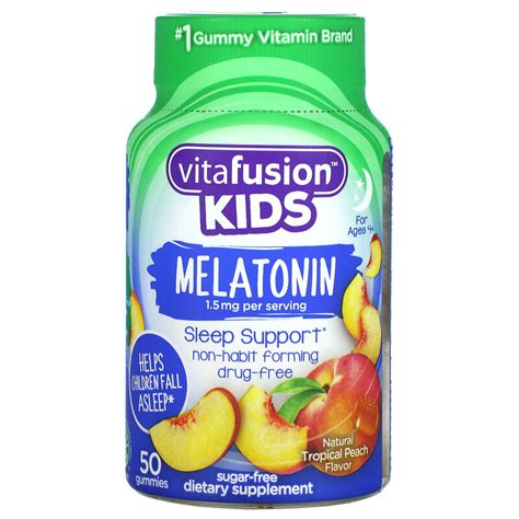 Купить VitaFusion, Мелатонин для детей от 4 лет и для взрослых ...