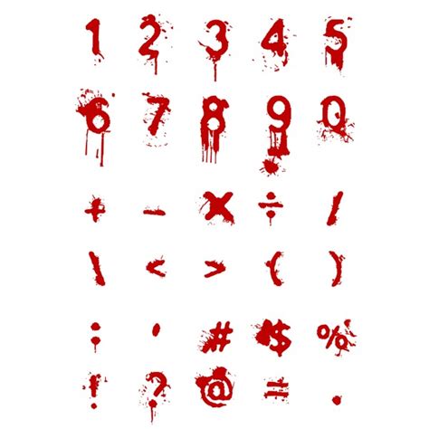 Bloody Number Over 490 Royalty Free Licensable Stock Vectors And Vector