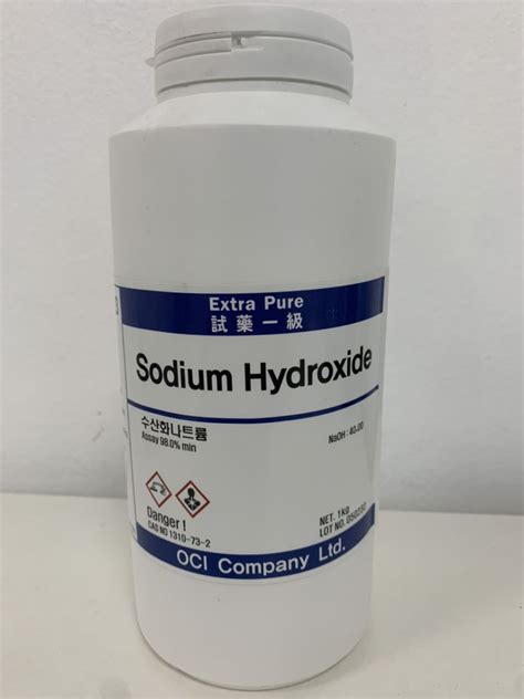 Sodium Hydroxide Naoh Oci