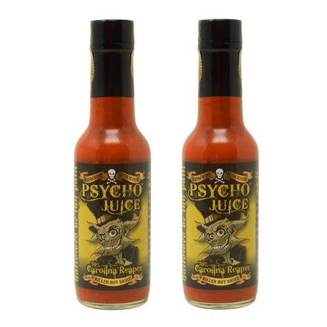Psychojuice Carolina Reaper Duo Dr Burn Riums Hot Sauce Emporium