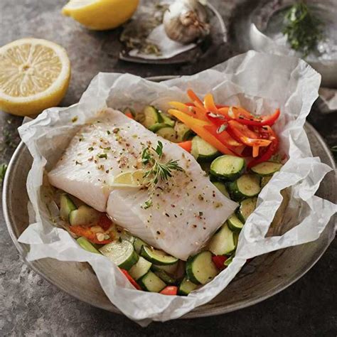 Papillote L G Re De Poisson Blanc Et L Gumes Croquants Une Recette