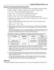 Big Idea Lab Answer Key Analysis Of Hydrogen Peroxide Continued