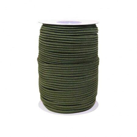 Резинка шляпная, круглая, 3мм, хаки