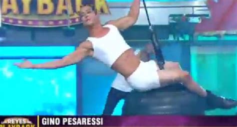 Los Reyes del Playback Gino Pesaressi sorprendió como Miley Cyrus