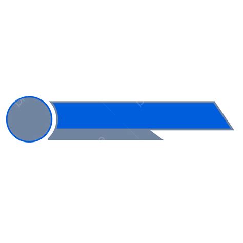 Blue Circle Lower Third Banner Text Template Circle Text Template