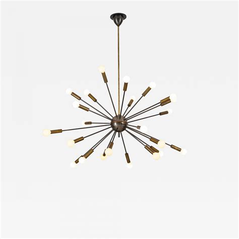 Stilnovo - 24-Light Rare Original Sputnik Chandelier