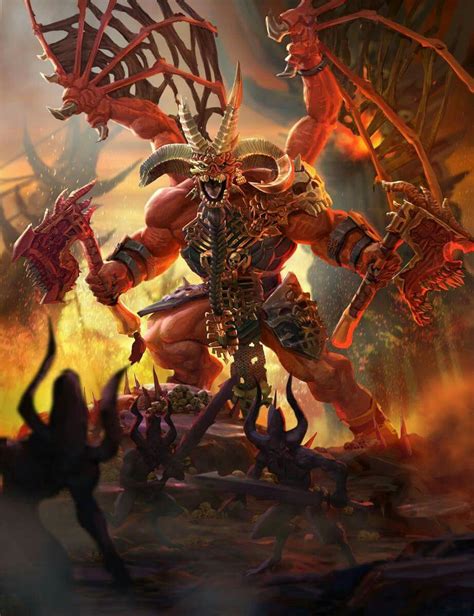 hellish demon Warhammer 40k Artwork, Warhammer Fantasy, Warhammer 40000 ...