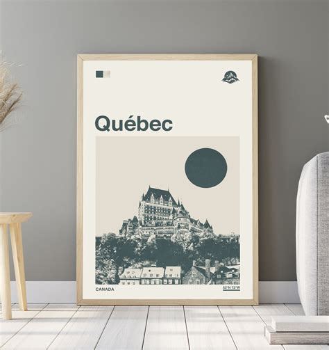 quebec poster quebec travel poster quebec travel quebec etsy