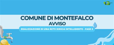 Avviso Comune Di Montefalco Realizzazione Di Una Rete Idrica