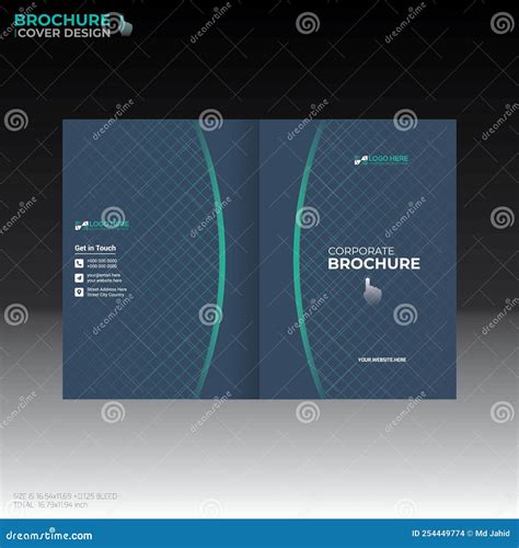 Vector Brochure Cover Design Stock Illustration Illustration Of